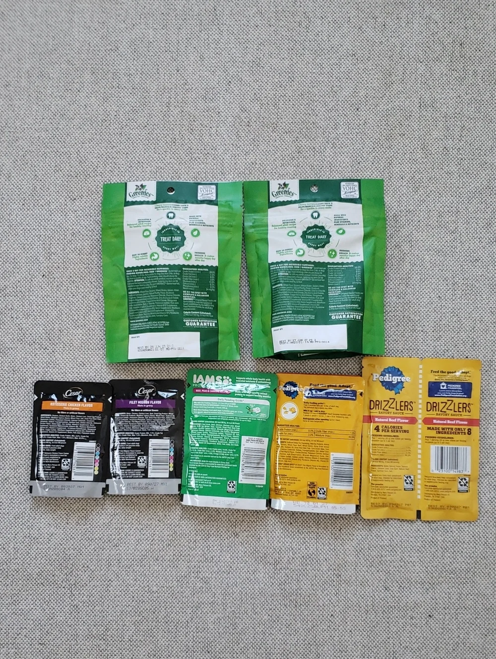 Dog Treats And Food Samplers